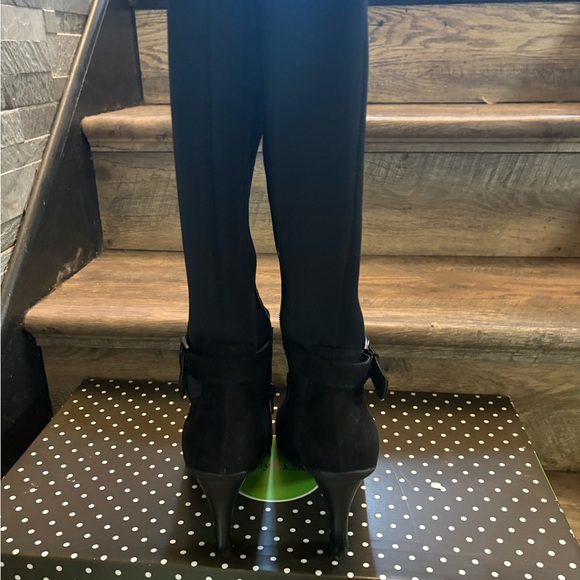 Kelly & Katie Black Over the Knee Boots - Picture 4 of 7